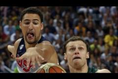 克萊-湯普森2014年世界杯16強(qiáng)比賽15分助力美國(guó)隊(duì)打進(jìn)8強(qiáng)！