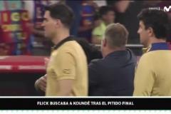 打入絕殺球！賽后弗利克跑向孔德，擁抱他并祝賀他的歷史性進(jìn)球