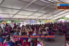 搞心態(tài)！巴薩球迷國王杯決賽前嘲諷：維尼修斯沙球獎(jiǎng)