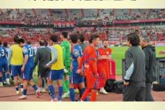 魯滬賽后，王大雷和申花球員互動，與李可長時間交流