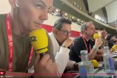 道心破碎龍賽羅現(xiàn)場(chǎng)目睹皇馬被絕殺，怒拍桌子抱頭自閉