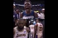 氣勢(shì)兩極化了！3-1后，華子怒吼慶祝，東詹黯然離場(chǎng)