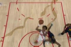 絕對的身體天賦阿門一馬當先 空中折疊對抗打進高難度2+1