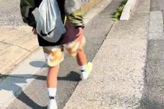 現(xiàn)實版的大空翼！還是得注意安全呀！