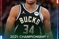 會離開雄鹿嗎？！字母哥連續(xù)三年一輪游，一次黑八+兩次輸給步行者