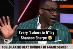 Lakers in 5！湖蜜香農(nóng)一語成讖啊