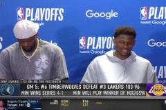 愛德華茲：大家都說湖人5場晉級，結(jié)果我們5場淘汰了他們！
