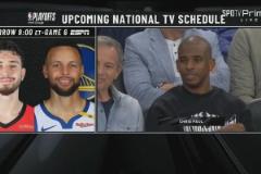 是來看登哥的嘛？保羅現(xiàn)身快船主場(chǎng)，觀看船掘G6