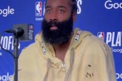 哈登談?chuàng)屍撸簾o論需要打47、48分鐘還是加時，我都義不容辭！