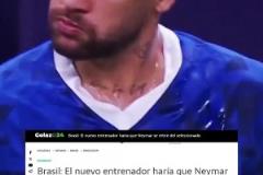 巴媒：要是聘請熱蘇斯，內馬爾威脅要從國家隊退役