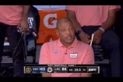 當(dāng)時(shí)3-1領(lǐng)先被逆轉(zhuǎn)！快船和掘金上一次搶七還是里弗斯執(zhí)教了~