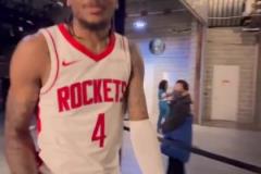 回休斯敦打搶七！火箭球員賽后臉上都洋溢著笑容！
