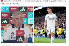 安切洛蒂：在中場(chǎng)，沒(méi)有多少球員能像居勒爾一樣出色