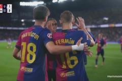 巴薩2-1反超比分！馬丁左路傳中助攻！費爾明推射破門！