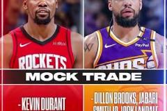 能成？美媒模擬交易：火箭用狄龍+小賈+蘭代爾+2首輪換KD
