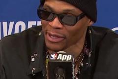 說到做到！威少賽前采訪：俄城是我的家 但我會(huì)盡力偷走一場(chǎng)勝利