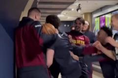 掘金隊(duì)員在通道“圍毆”威少 這種隊(duì)內(nèi)氛圍真的愛(ài)了