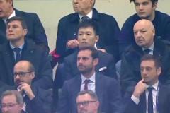 那年是真愛國米??！國米進球后張康陽看臺激情慶祝