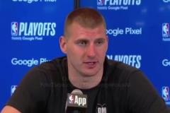 約基奇賽后談慘負雷霆