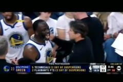 勇士危險了！追夢還差2個技術犯規(guī)或2個惡意犯規(guī)就被禁賽