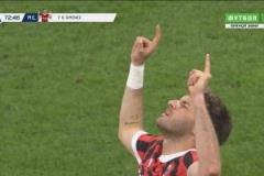 米蘭1-1扳平比分！普利西奇倒地妙傳助攻！S-希門尼斯推射得手！