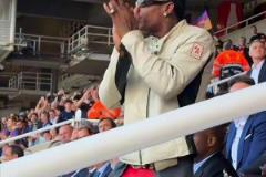 美國著名說唱歌手Soctt現(xiàn)身西班牙國家德比