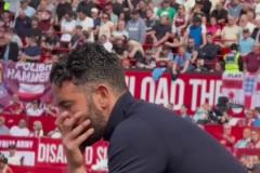 馬上歐聯(lián)決賽戰(zhàn)熱刺！阿莫林看到約羅受傷后，生氣到拍墻！