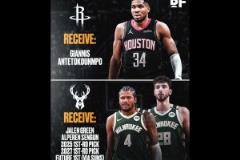 火箭絕對(duì)有籌碼換字母哥，但若送出風(fēng)雪+申京+2首輪，會(huì)虧么？