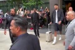 塔圖姆今日出發(fā)前往麥迪遜廣場還好好的，希望別有事啊