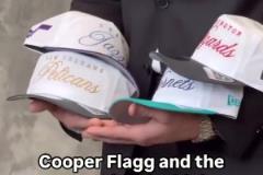 沒想到吧弗拉格在抽簽前拿著前四球隊(duì)帽子拍照，結(jié)果是俠爆冷