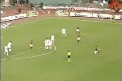 一代傳奇！03年意杯決賽，托蒂兩回合轟進(jìn)3粒超遠(yuǎn)任意球！