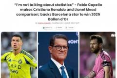 卡佩羅：C羅贏得過(guò)冠軍和金球獎(jiǎng)，但他不像梅西那樣是個(gè)天才