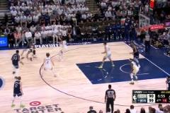 太傷！勇士末節(jié)將分差迫近至個(gè)位數(shù)，結(jié)果華子三分和麥丹暴扣，又將分差拉大