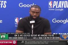 回旋鏢！布朗此前：不是1場2場3場，想擊敗我們得贏我們4場！