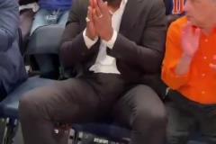 斯塔德邁爾現(xiàn)場觀戰(zhàn)尼克斯群星璀璨！...