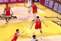 上一場0分憋壞了！杰曼超高難度漂移三分壓哨命中