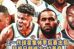 青春已逝！上一代球星集體季后賽出局 目前僅剩約老師+威少