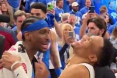 偉大的系列賽！雷掘眾將賽后擁抱 威少和亞歷山大笑嘻了