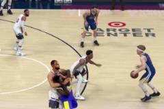 網(wǎng)友2K模擬森林狼淘汰勇士：戈貝爾把追夢往死里打