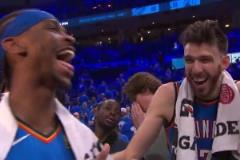 殺入西決！切特賽后吹爆SGA：你知道這是誰嗎？MVP！