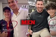 亞馬爾和萊萬遮住了皇馬隊(duì)徽，而C羅和梅西選擇了大度展示