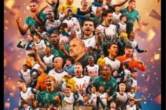 同年破魔咒！凱恩轉(zhuǎn)發(fā)熱刺奪冠海報：恭喜！