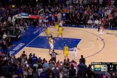 五驢累了！唐斯和布倫森最后時刻連續(xù)嘗試三分絕平，但差太多了！