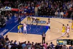 哈利魔法！哈利伯頓踩著三分線神奇壓哨絕平，鎖喉致敬米勒！